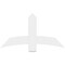 Ekena Millwork Bellingham Architectural Grade PVC Gable Bracket, 48"W x 26"H x 2"D x 6"F, 13/12 Pitch GBP048X26X0206BEL00 - alternate 3